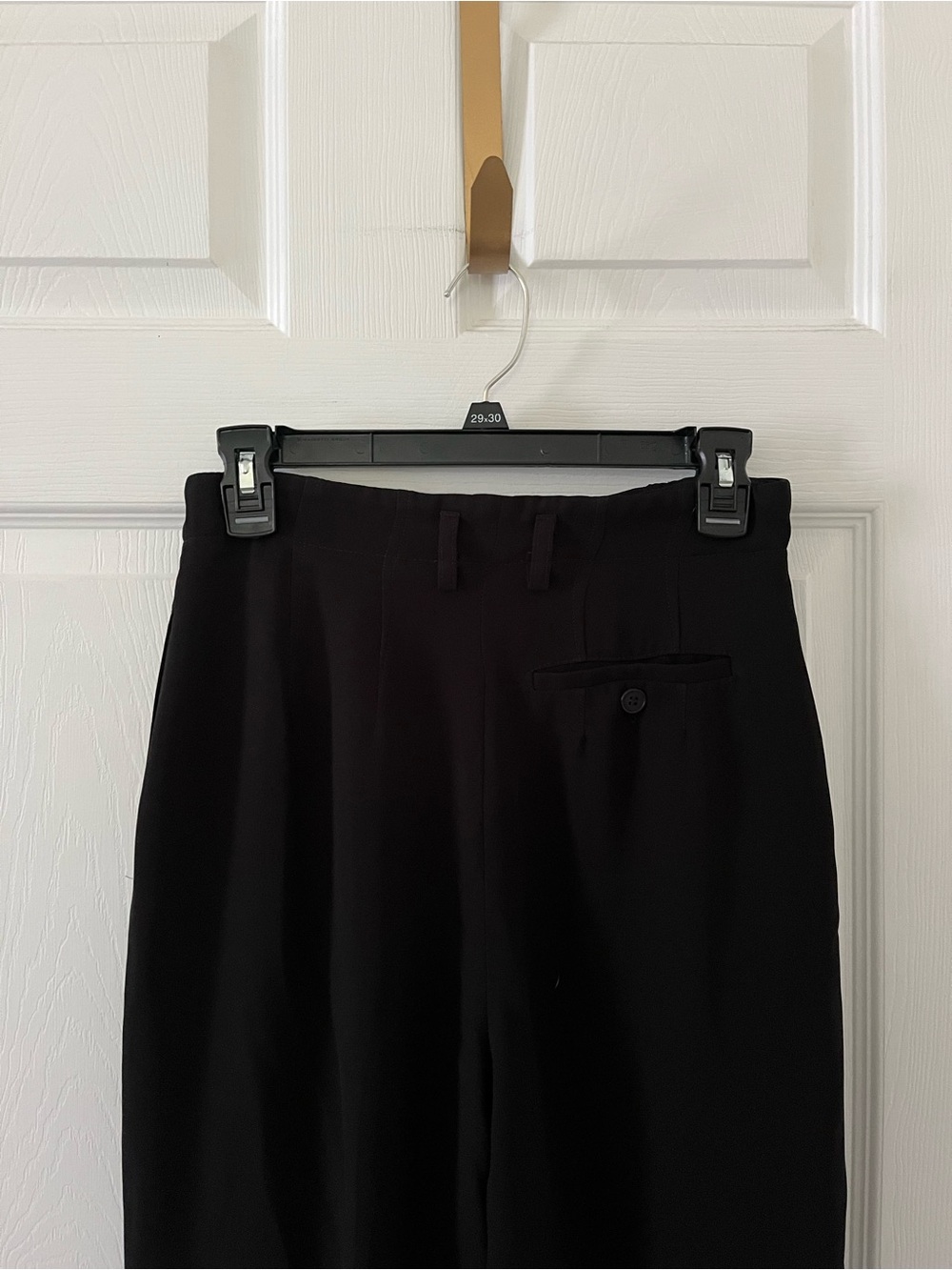 Jones New York Black High-Waist Wide Leg Trousers - Picture 4 of 10